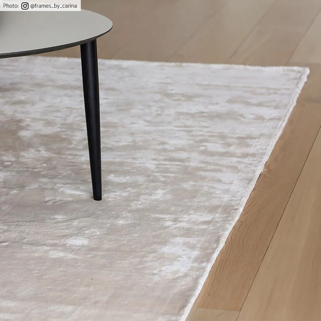 Kerek szőnyeg - Jodhpur Special Luxury Edition Viskos (világosbézs)