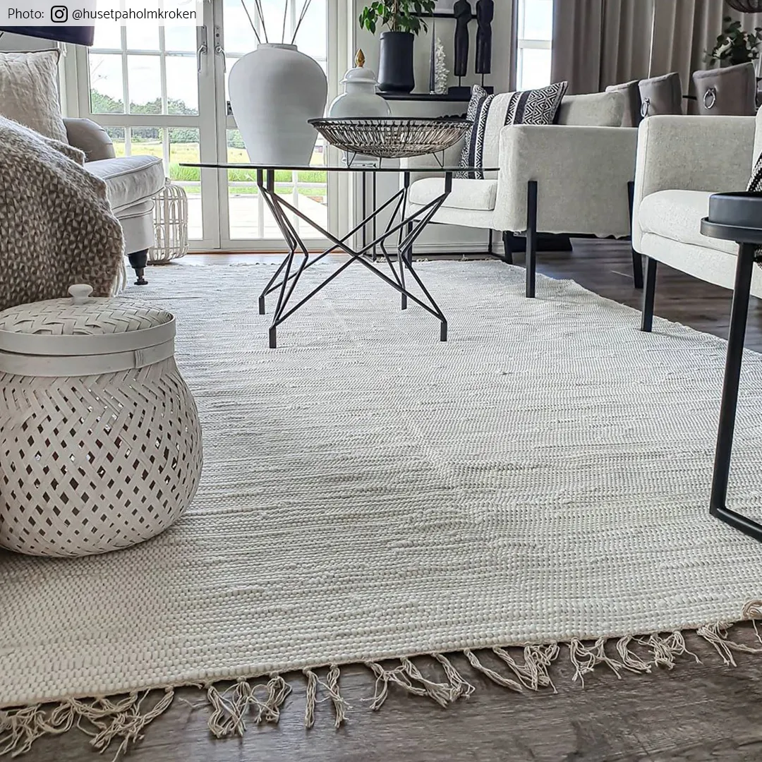 Rongyszőnyeg - Silje (fehér)