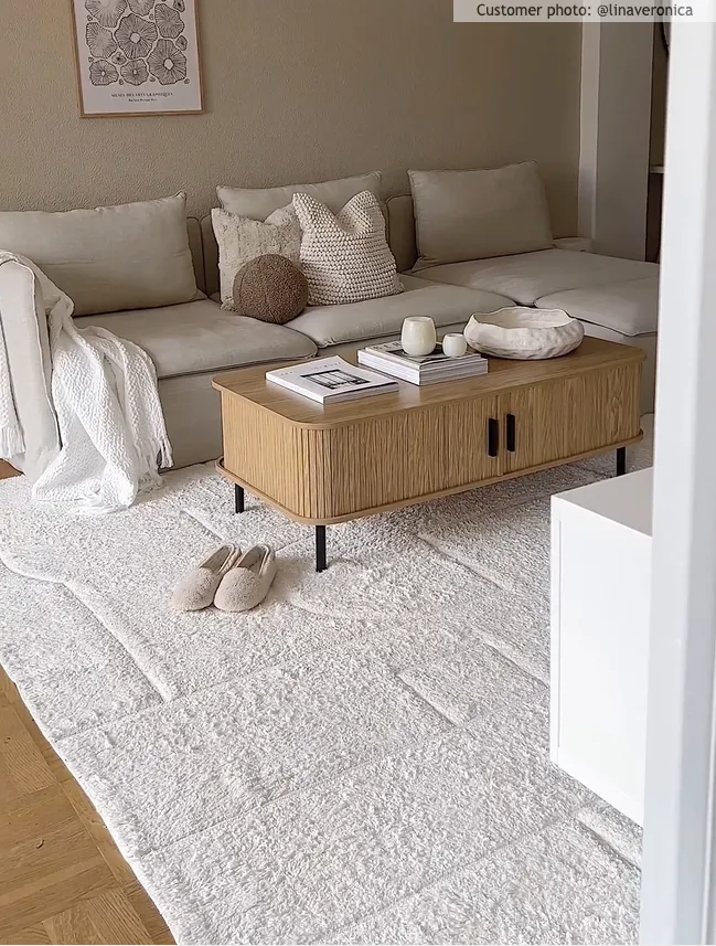 Shaggy szőnyeg - Cremona Natural Cotton Shaggy (offwhite)