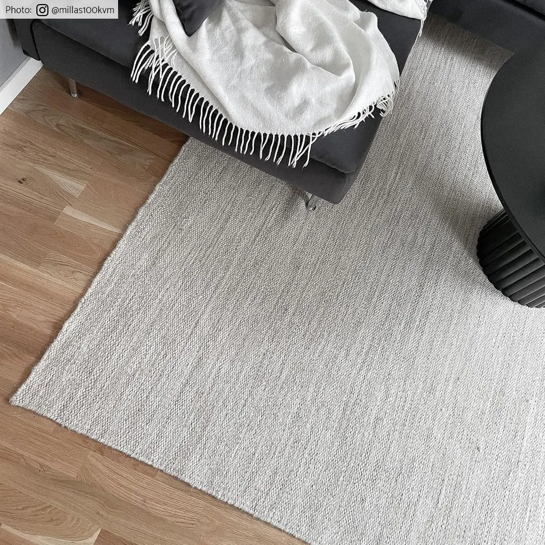 Gyapjúszőnyeg - Dhurry (természetes)