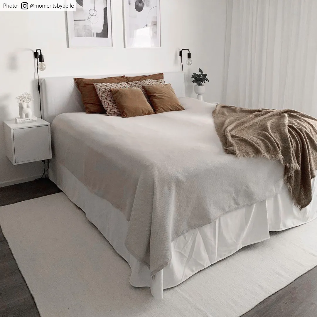 Gyapjúszőnyeg - Dhurry (fehér)