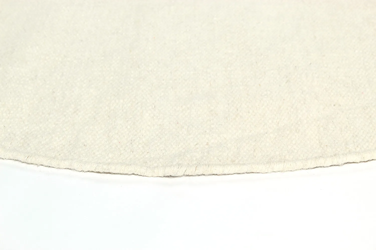 Kerek szőnyeg - Dhurry (fehér)