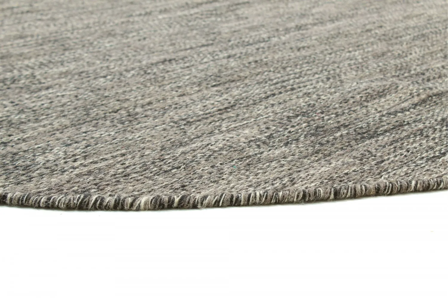 Kerek szőnyeg - Dhurry (antracit)