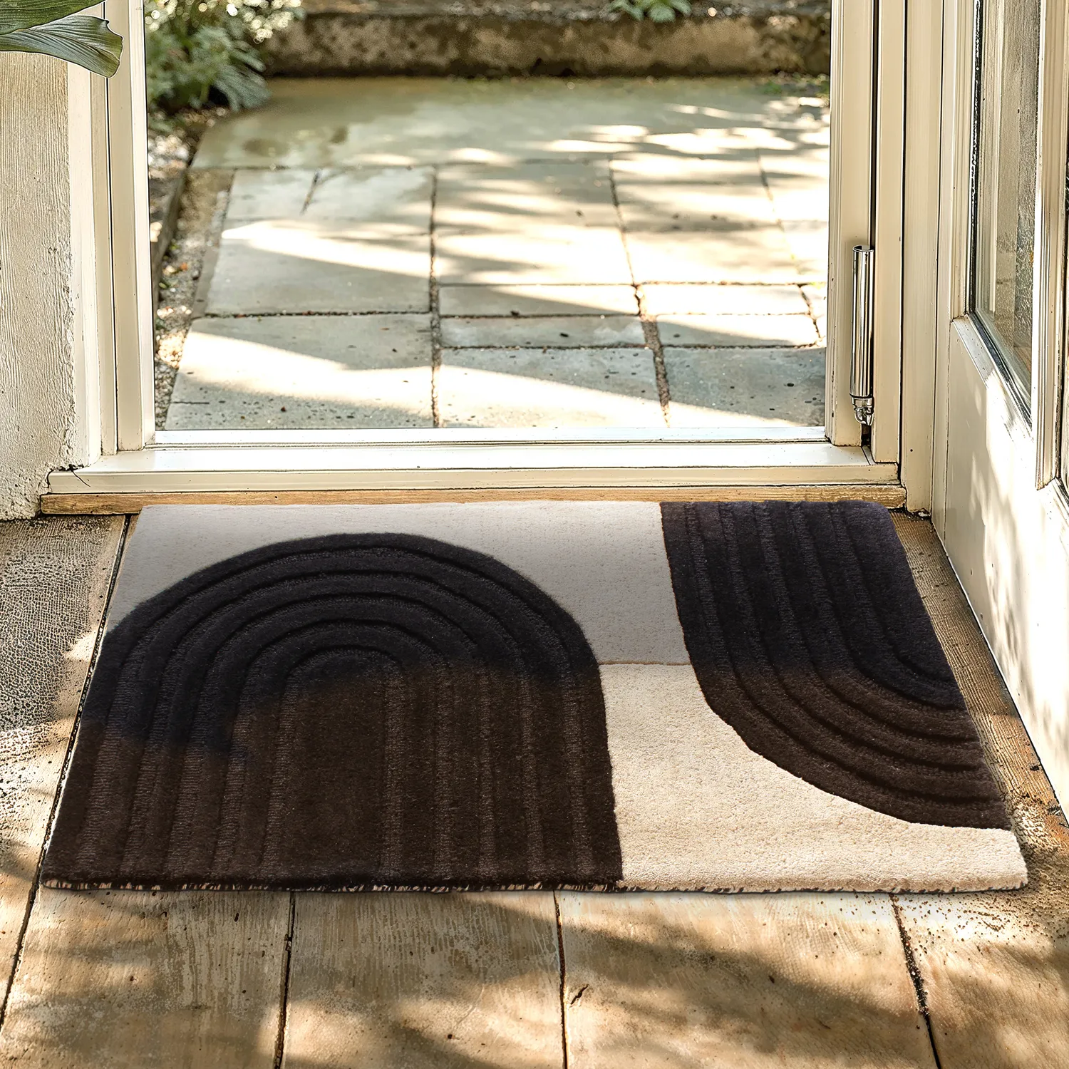 Lábtörlő - Sabri (fekete/multi)