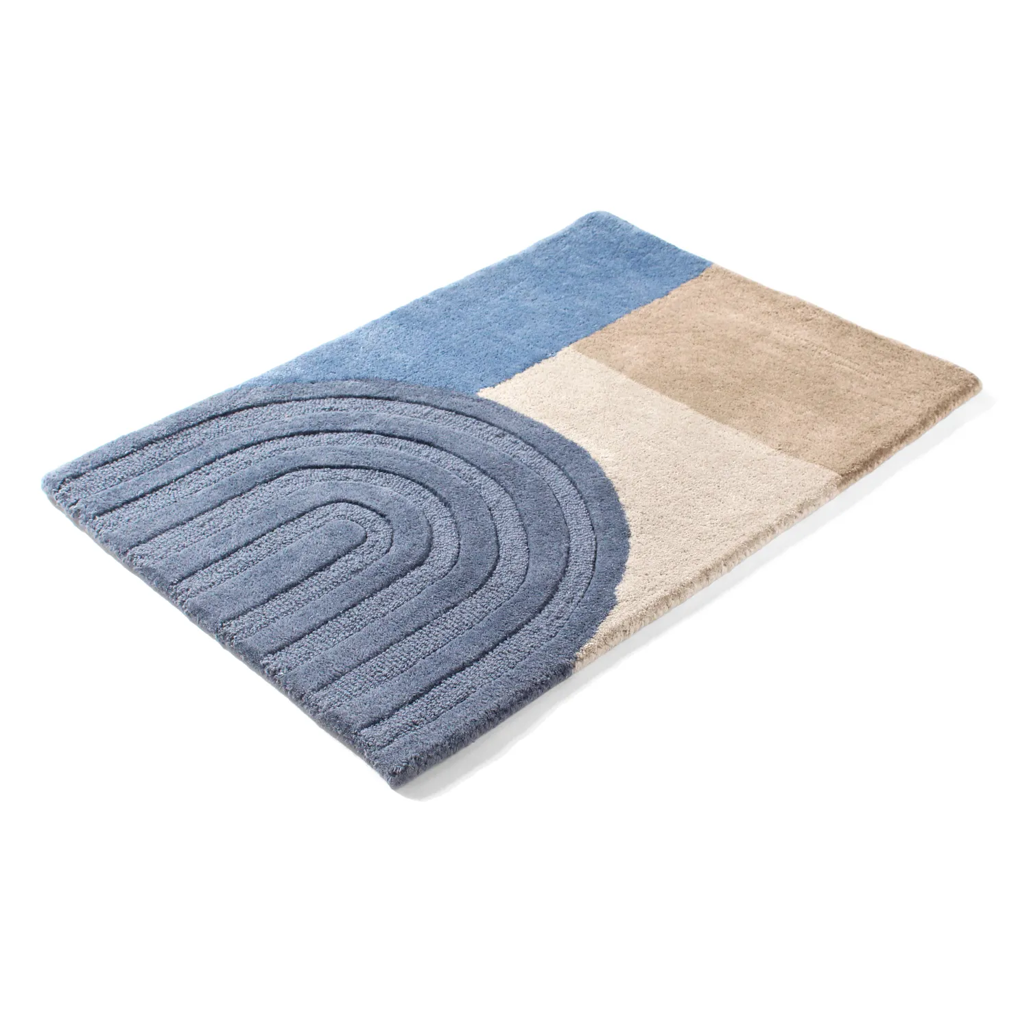 Lábtörlő - Anila (kék/multi)