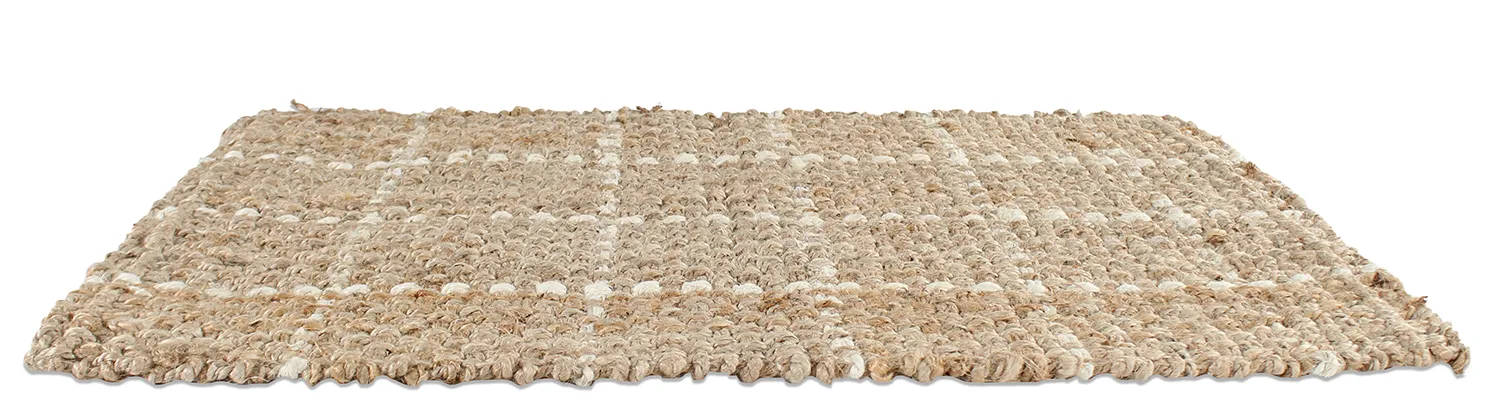 Lábtörlő - Esther (természetes/fehér)