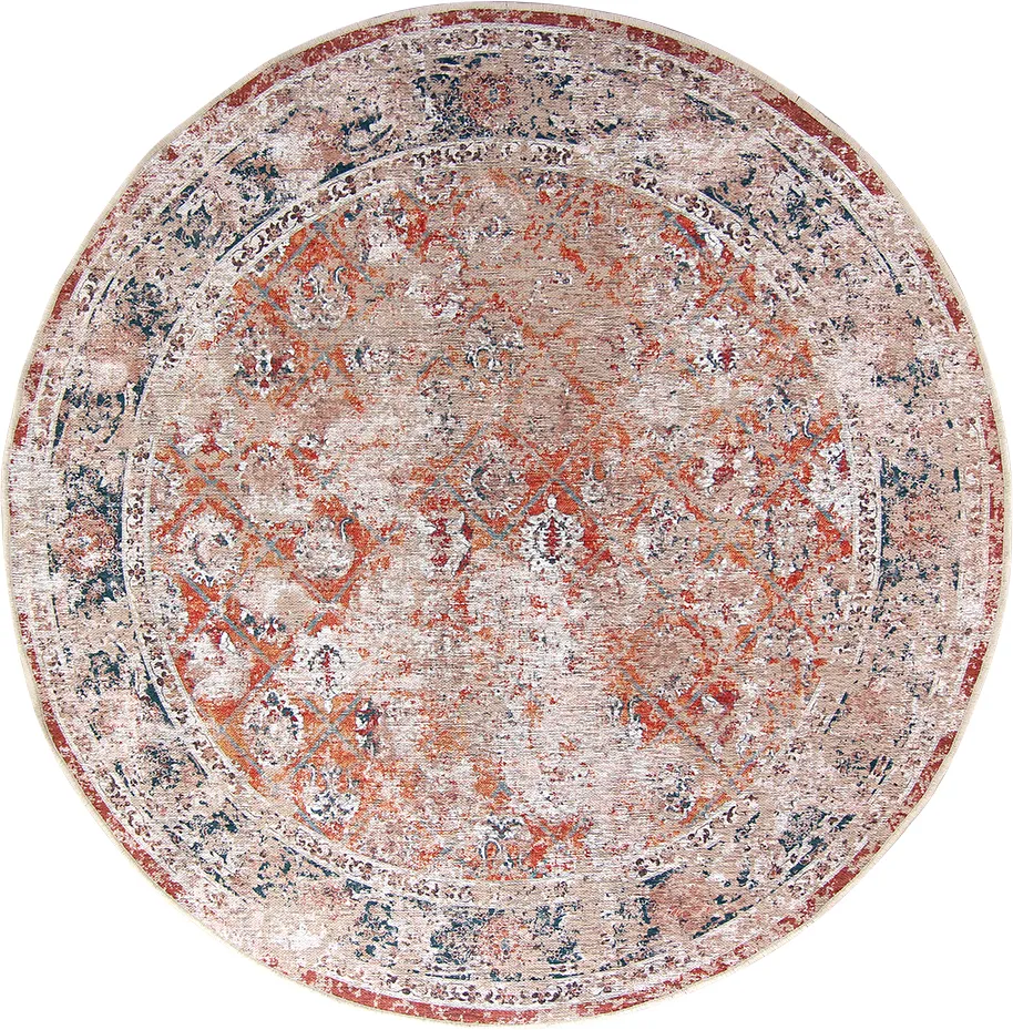 Kerek szőnyeg - Douz (rózsaszín/többszínű)