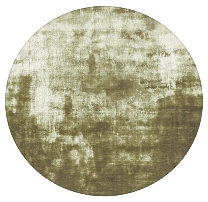 Kerek szőnyeg - Jodhpur Special Luxury Edition (olíva zöld)
