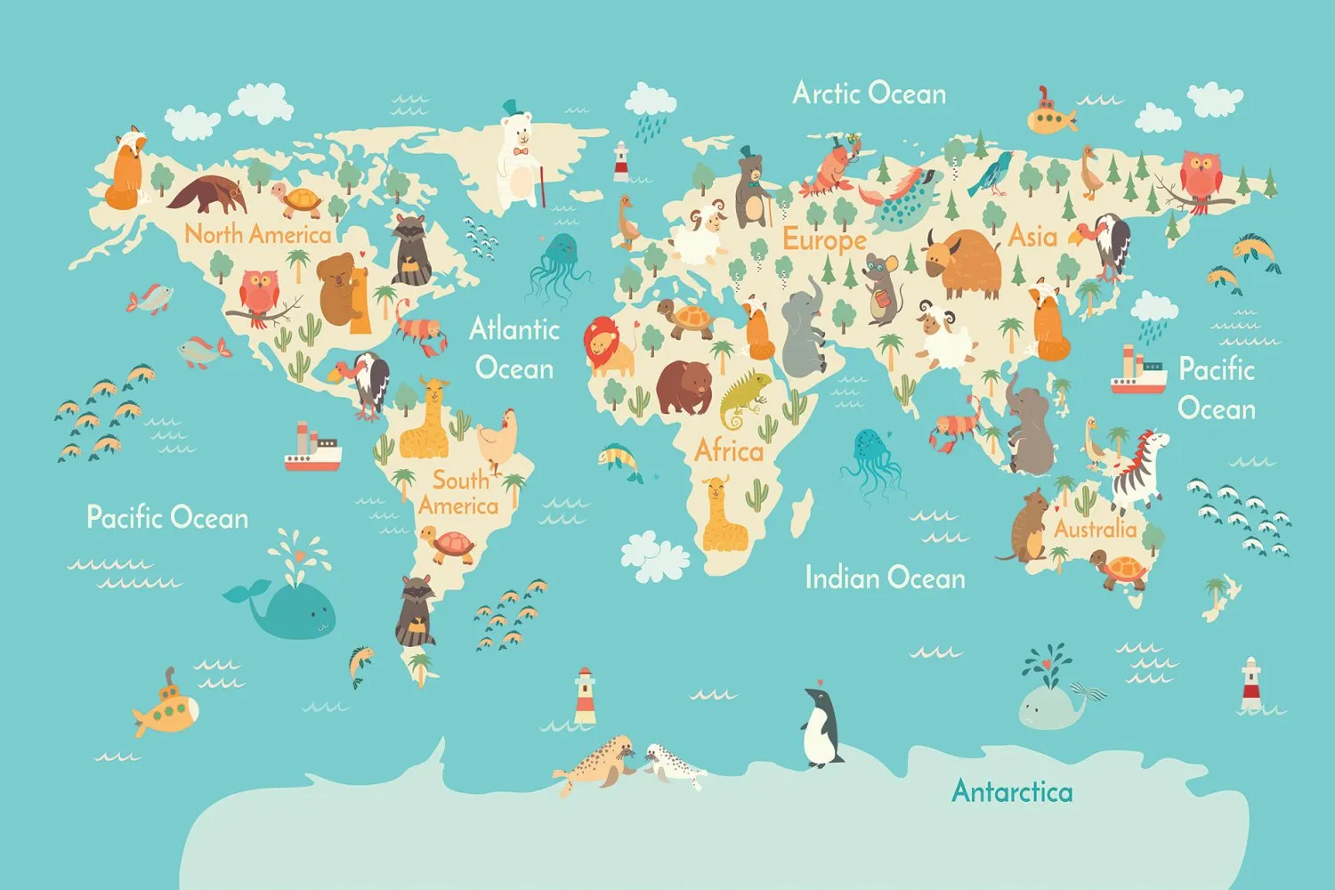 Gyermek szőnyeg - Atlas Teddybear (rosa)