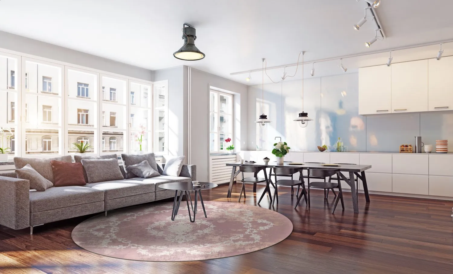 Kerek szőnyeg - Nefta (rózsaszín)