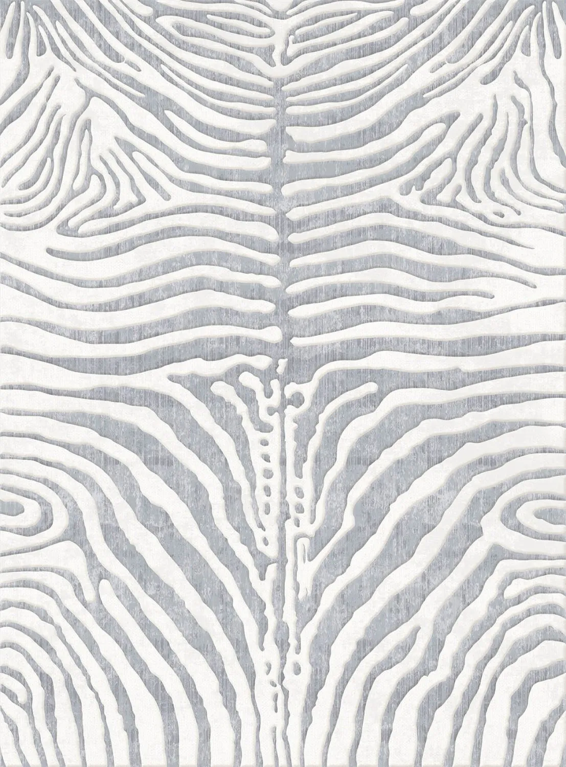 Wilton szőnyeg - Zebra (szürke/fehér)