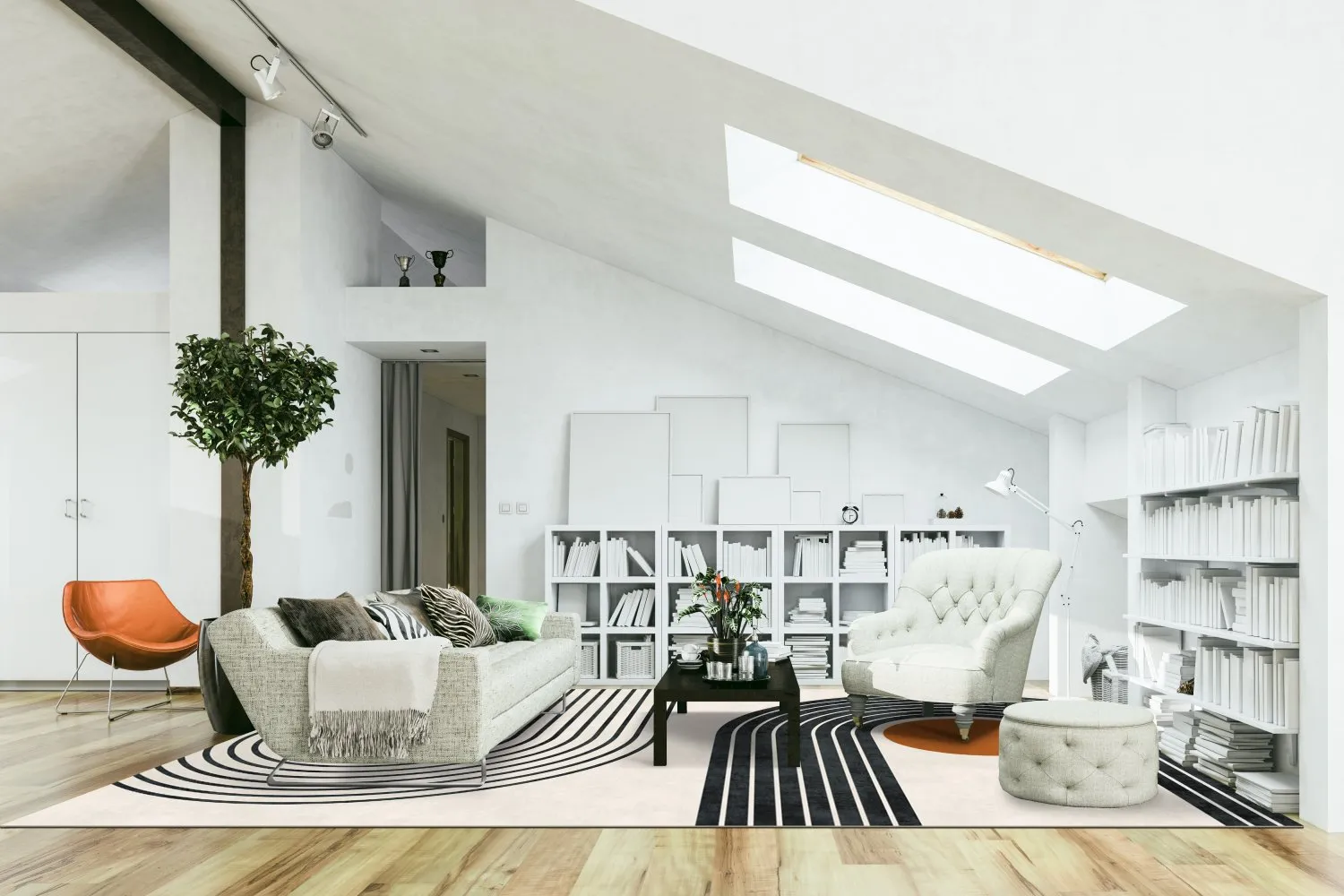 Wilton szőnyeg - Moudania (bezs/fekete/narancssárga)