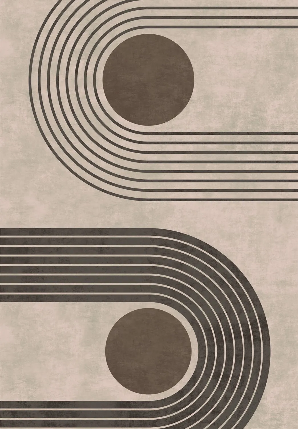 Wilton szőnyeg - Moudania (barna/fekete)