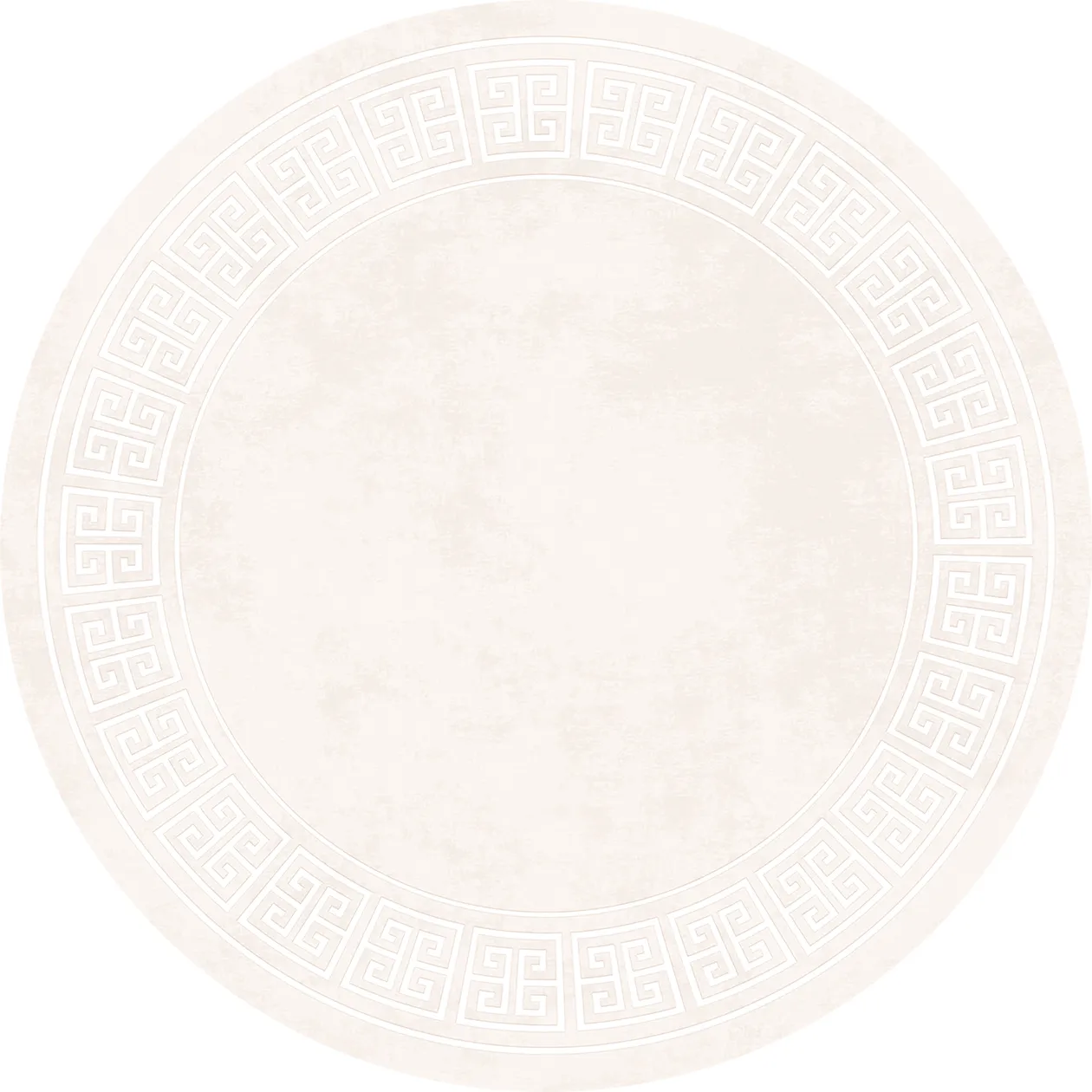 Kerek szőnyeg - Kuba (bezs)