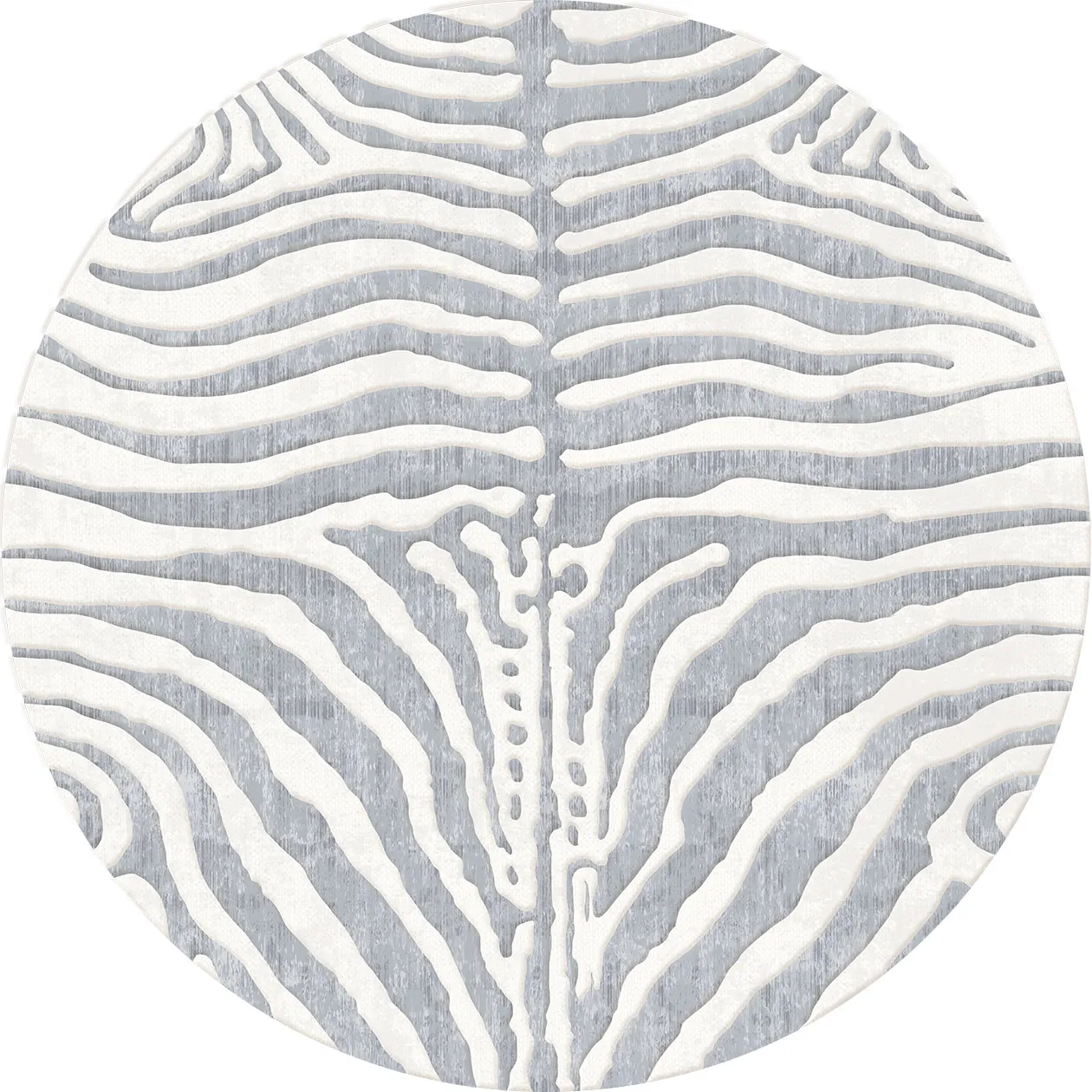 Kerek szőnyeg - Zebra
