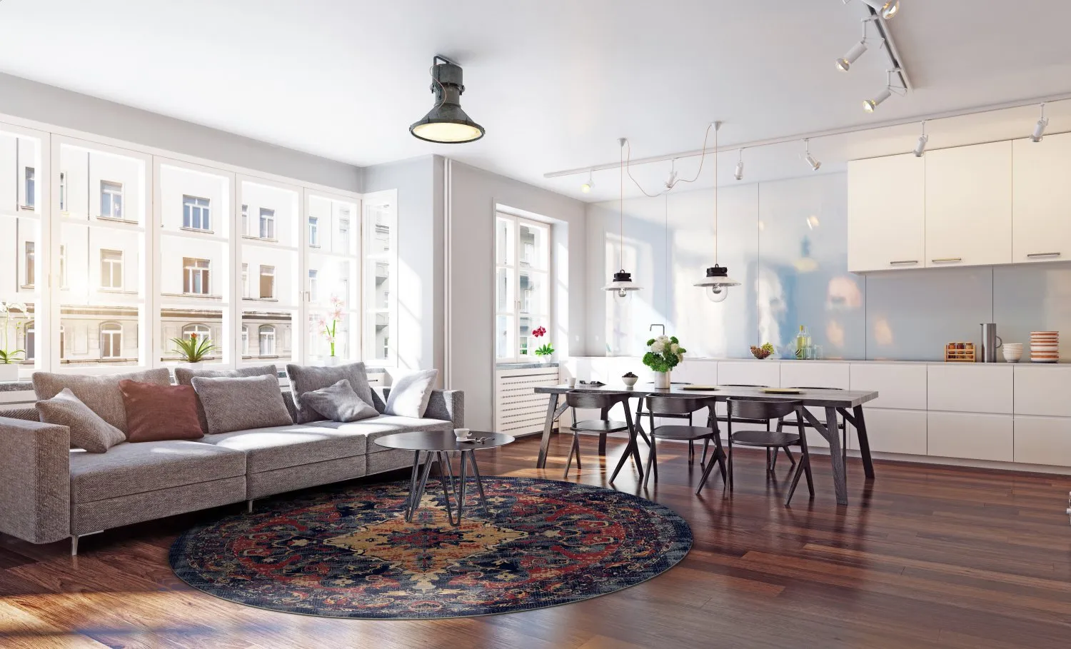 Kerek szőnyeg - Tabarka (többszínű)