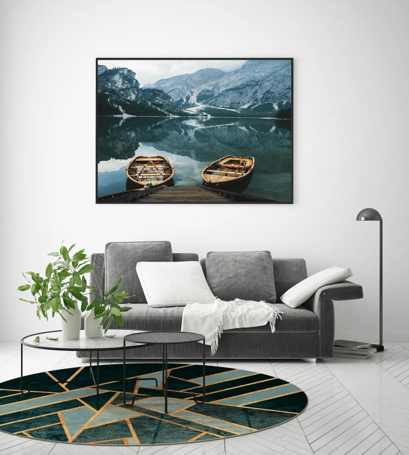 Kerek szőnyeg- Amasra (zöld)