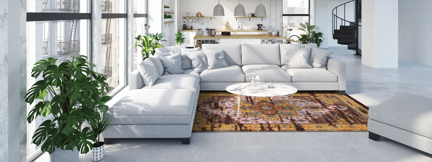 Wilton szőnyeg - Darnah (sárga/többszínű)