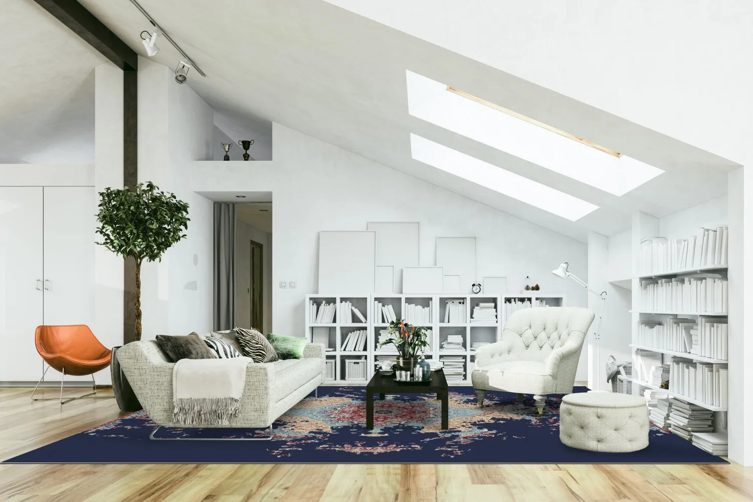 Wilton szőnyeg - Murzuk (kék)