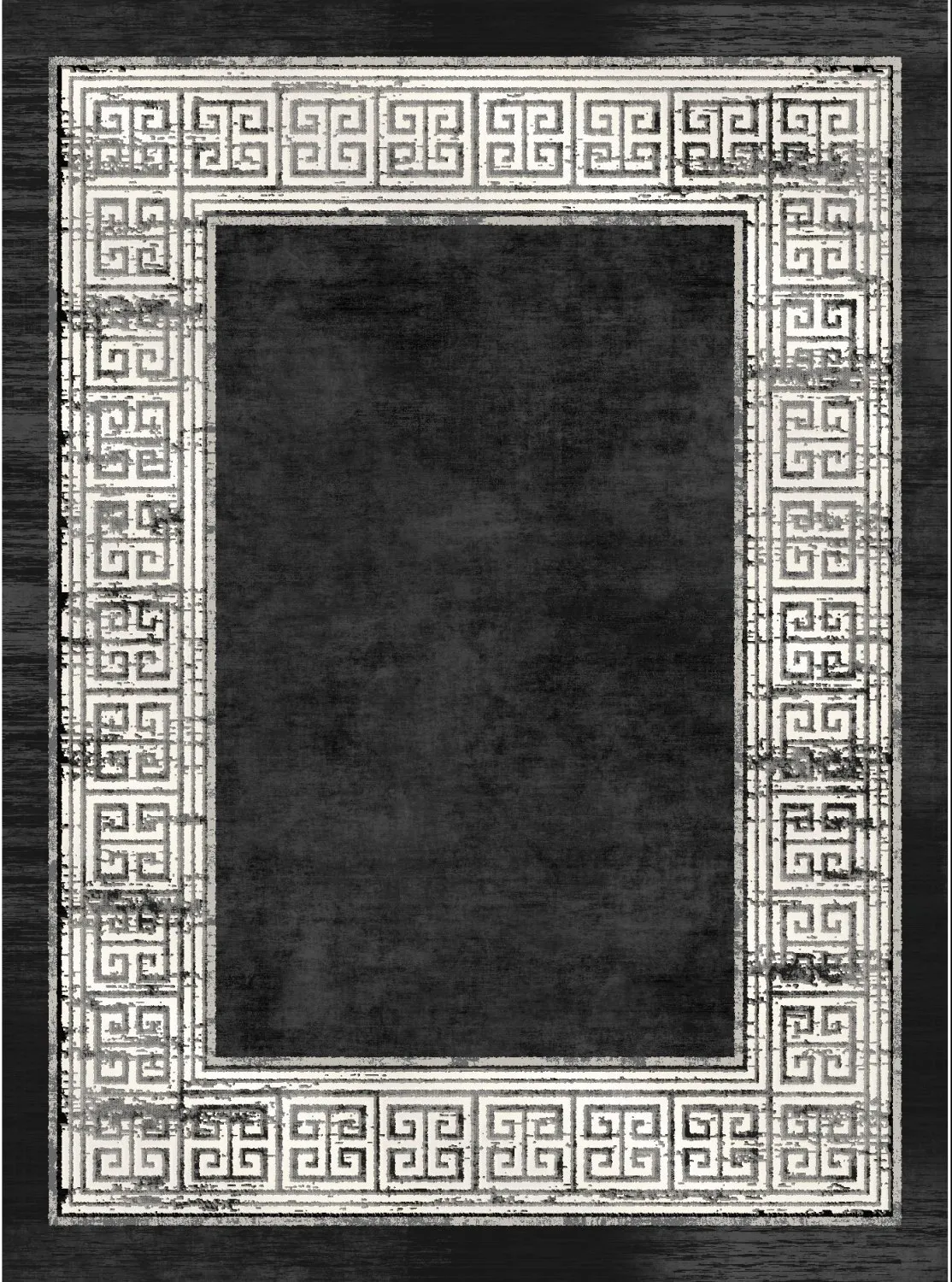 Wilton szőnyeg - Tilos (fekete/fehér)