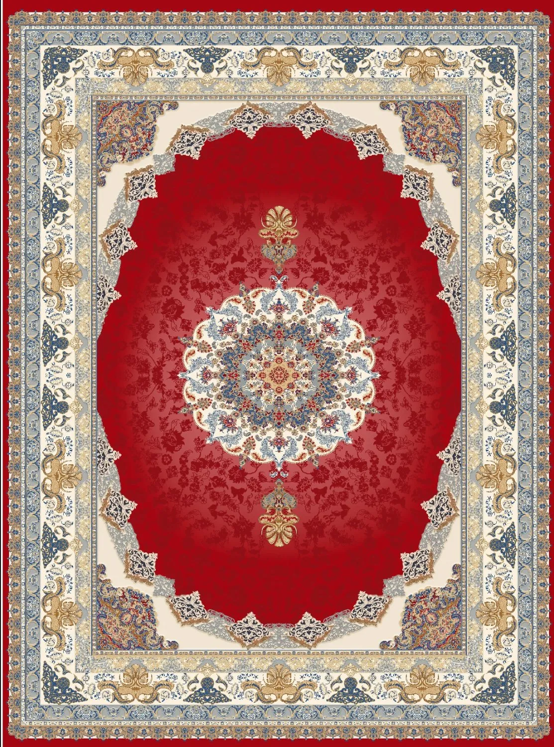 Wilton szőnyeg - Lukla (piros)