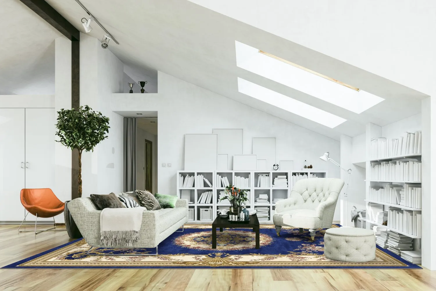 Wilton szőnyeg - Marand (kék)