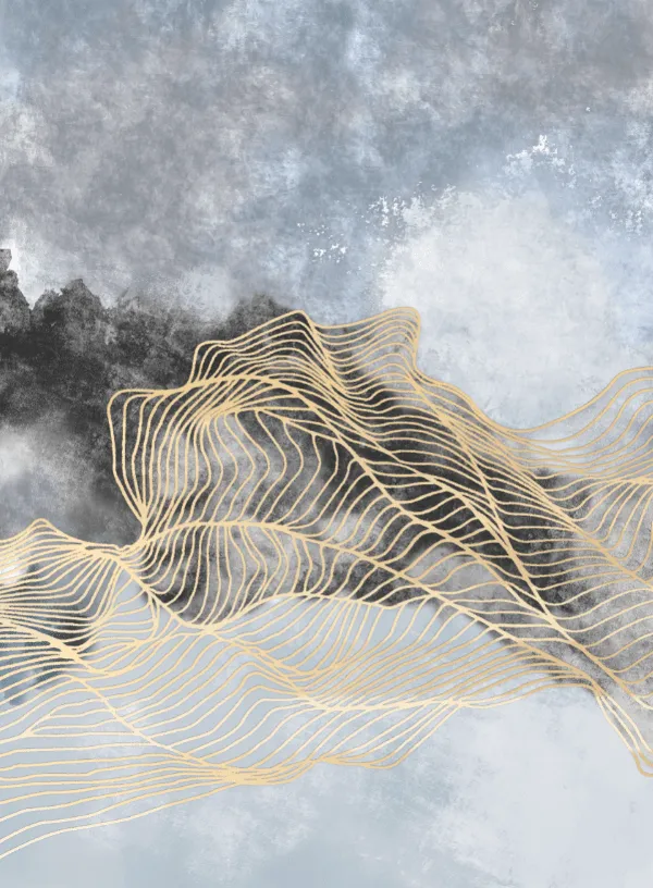 Wilton szőnyeg - Ekual (kék/szürke/arany)