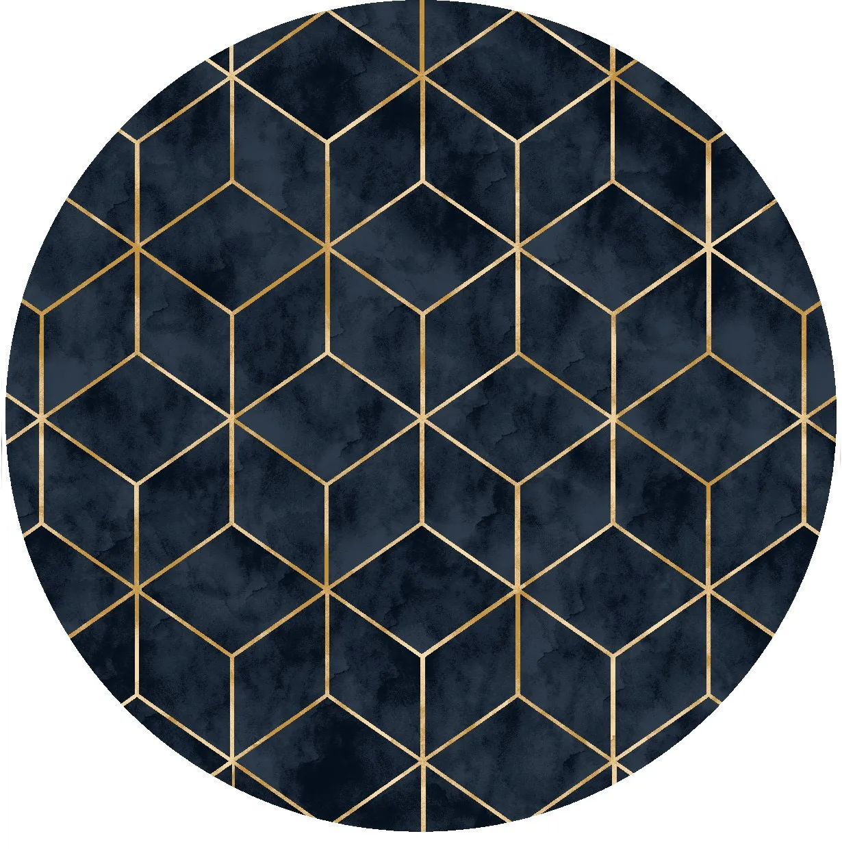 Kerek szőnyeg - Remy (sötétkék)