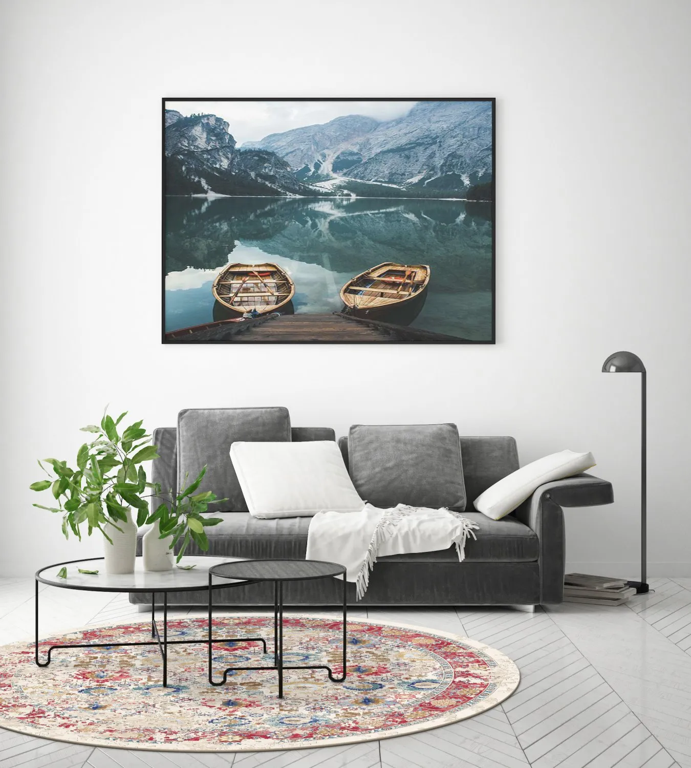 Kerek szőnyeg - Toujane (többszínű)