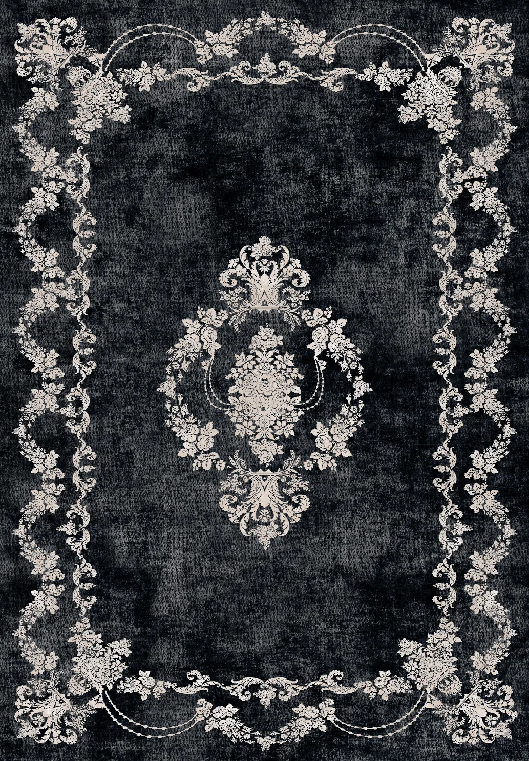 Wilton szőnyeg - Taknis (fekete)