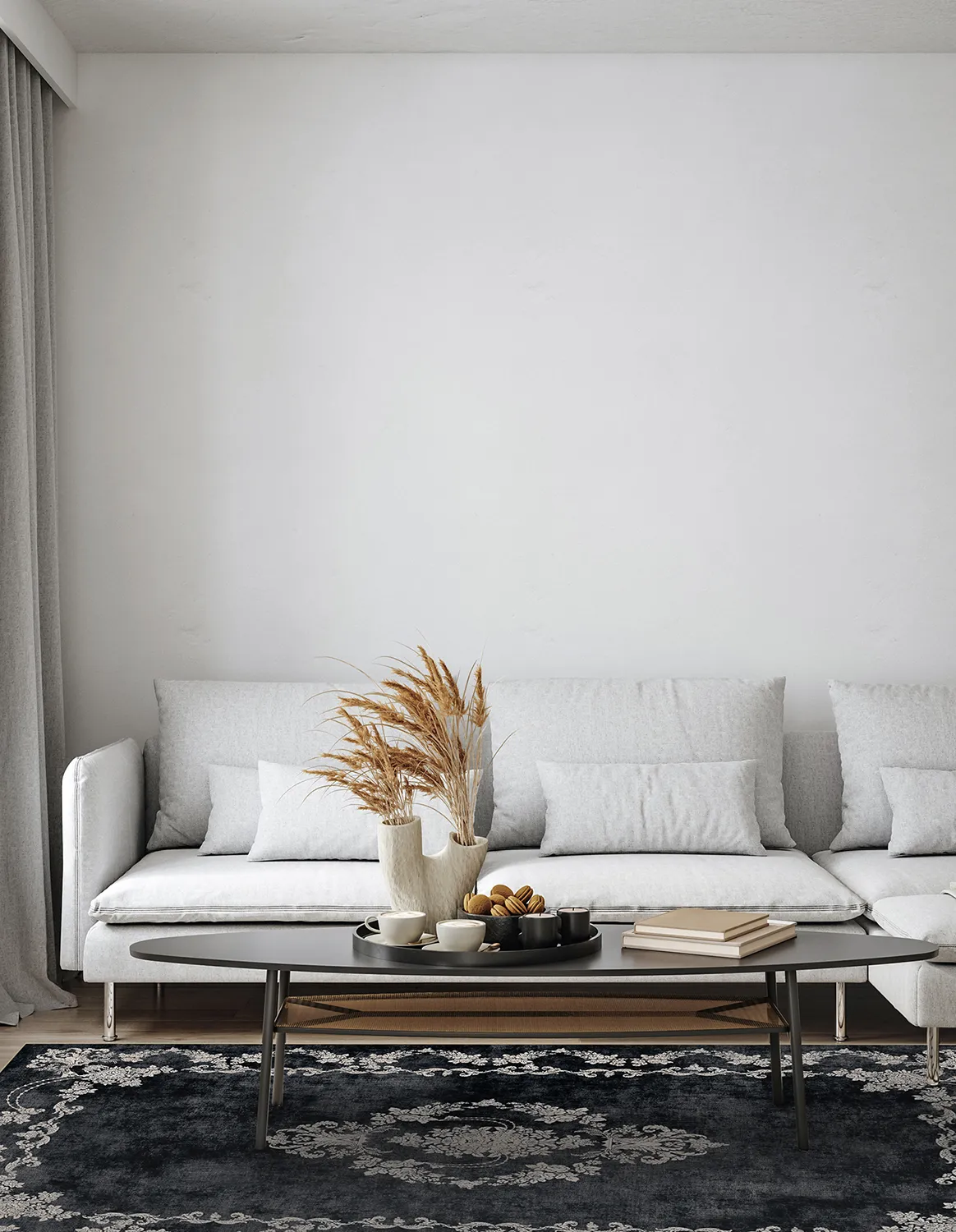 Wilton szőnyeg - Taknis (fekete)