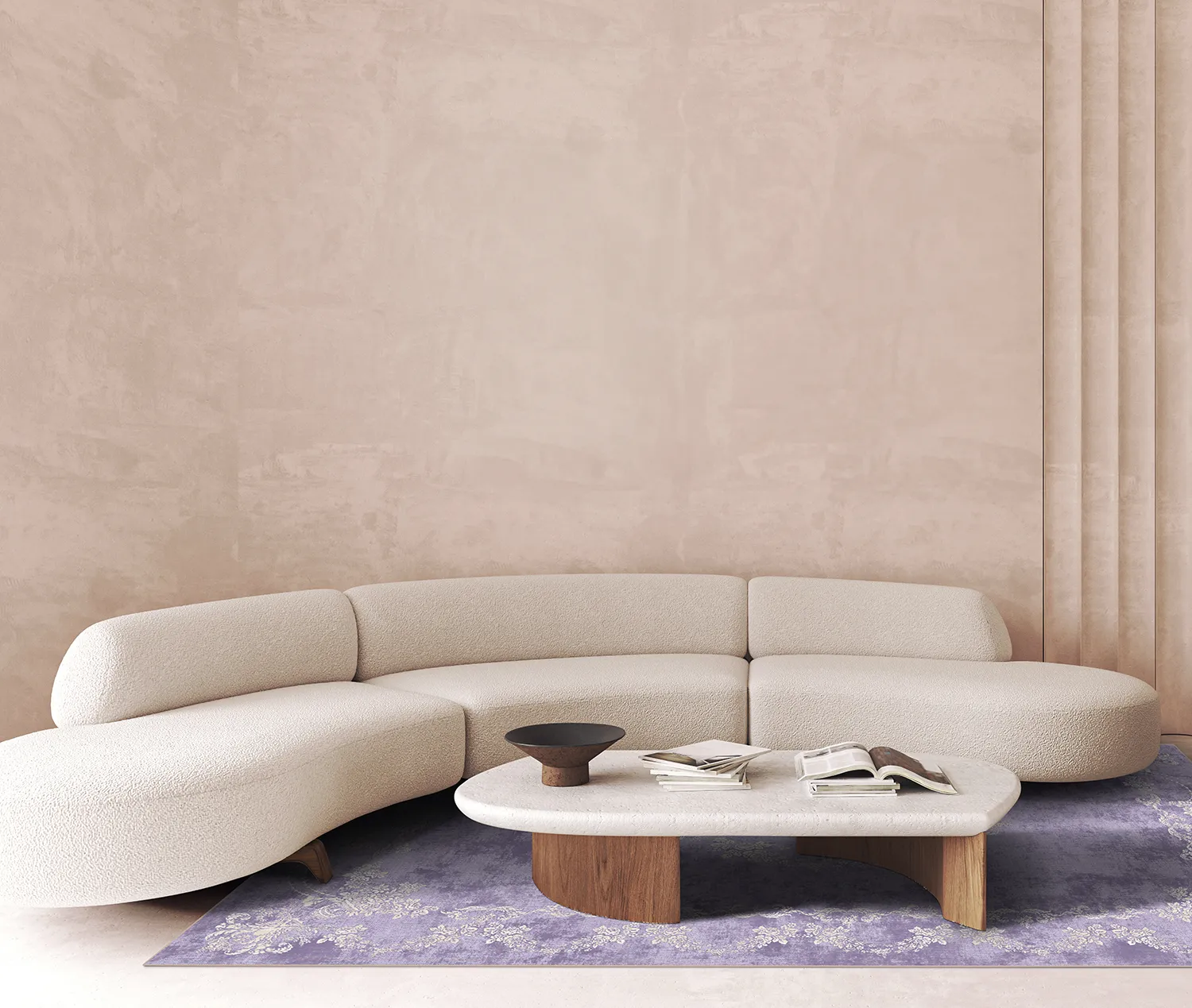 Wilton szőnyeg - Taknis (világos lila)