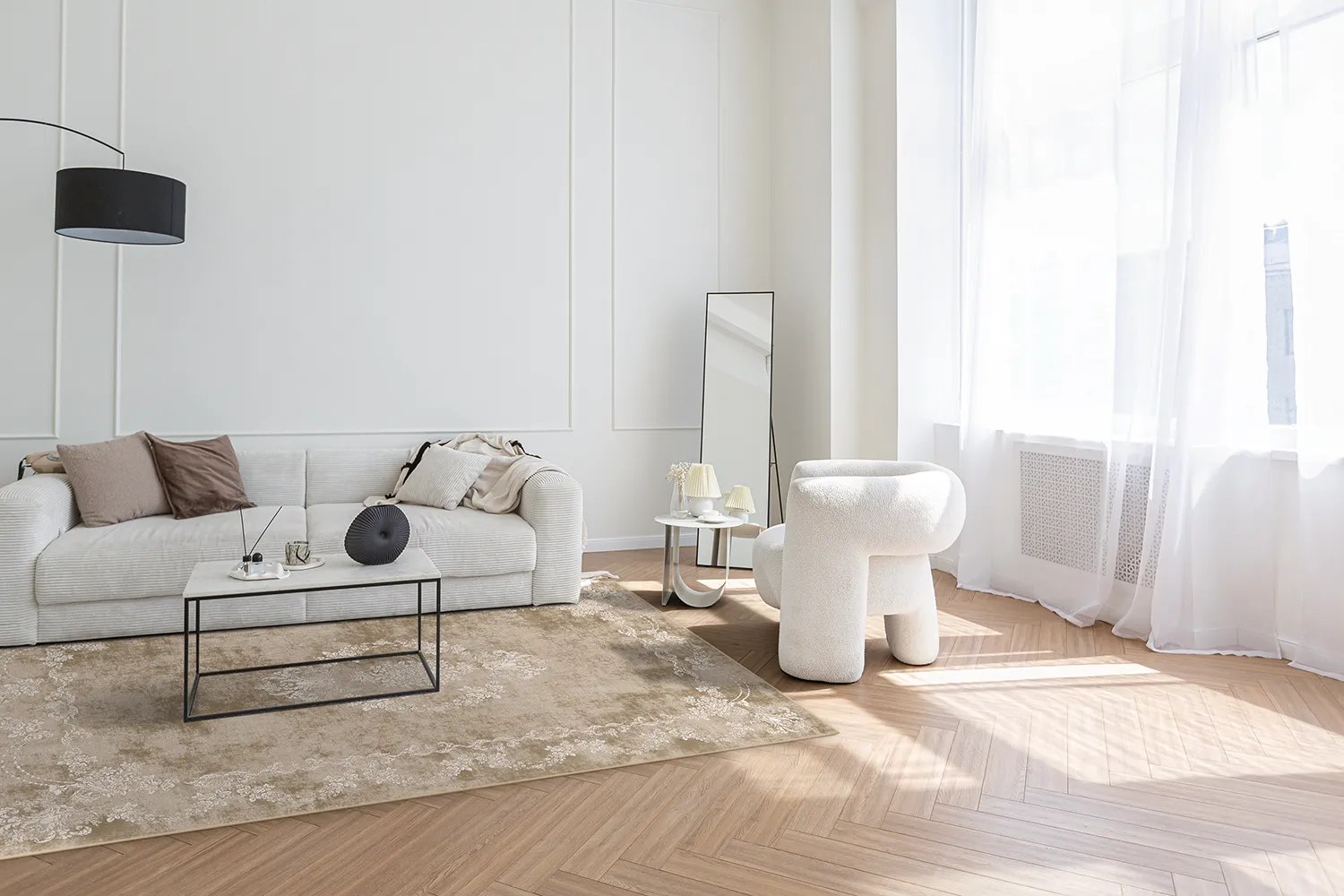 Wilton szőnyeg - Taknis (világos bézs)