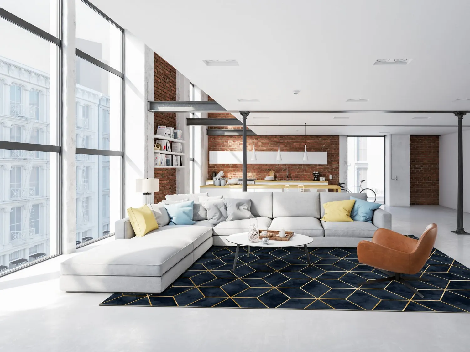 Wilton szőnyeg - Remy (sötétkék)