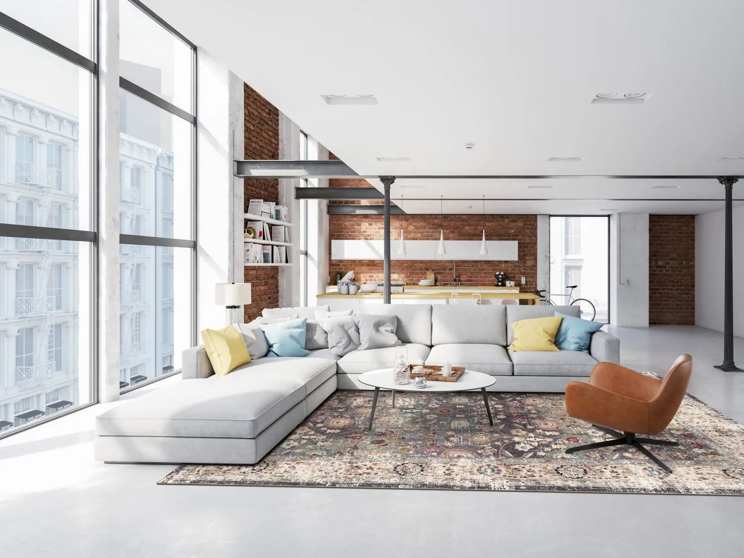 Wilton szőnyeg - Bouhjar (szürke/többszínű)