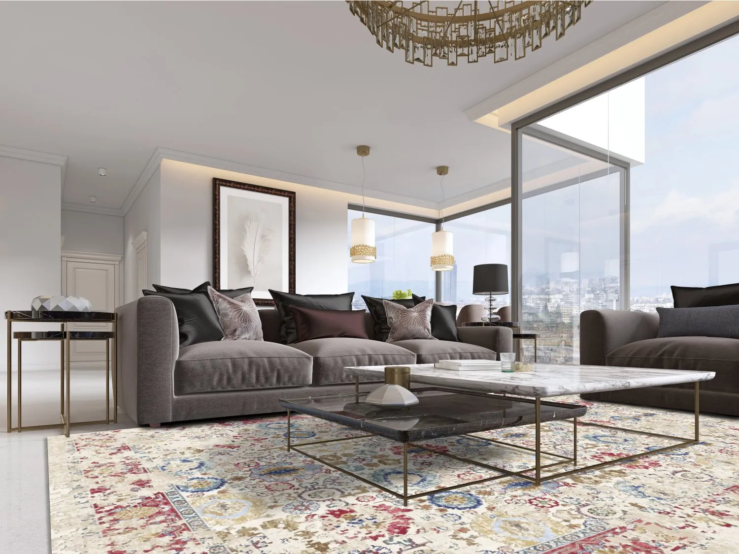 Wilton szőnyeg - Toujane (többszínű)