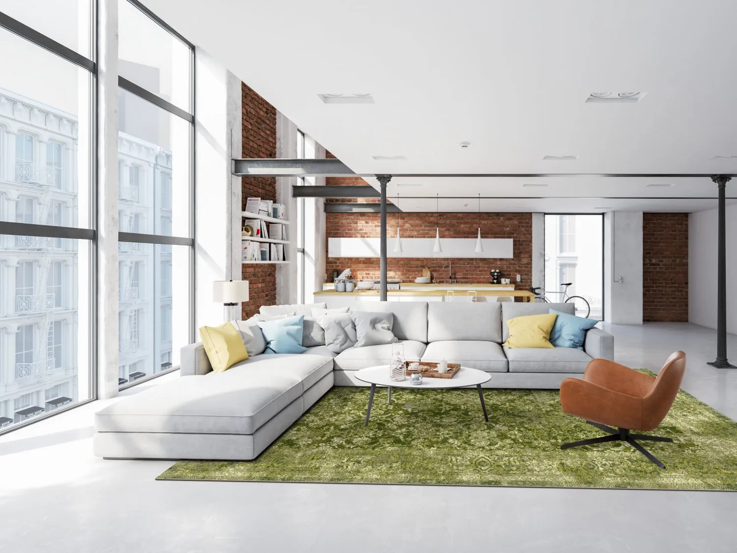 Wilton szőnyeg - Denizli (zöld)