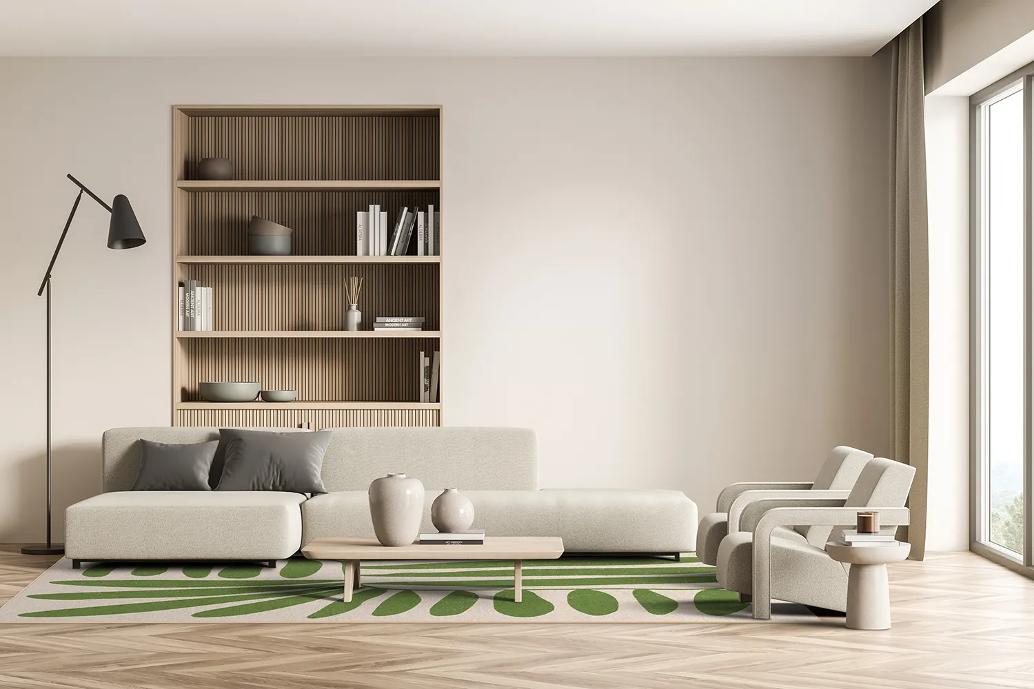 Wilton szőnyeg - Romilly (bezs/zöld)