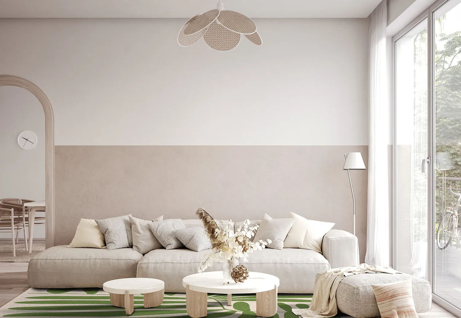 Wilton szőnyeg - Romilly (bezs/zöld)