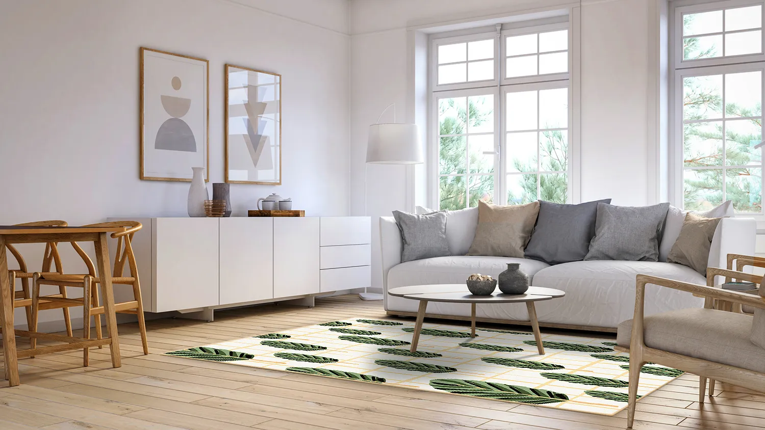 Wilton szőnyeg - Bronte (zöld/multi)