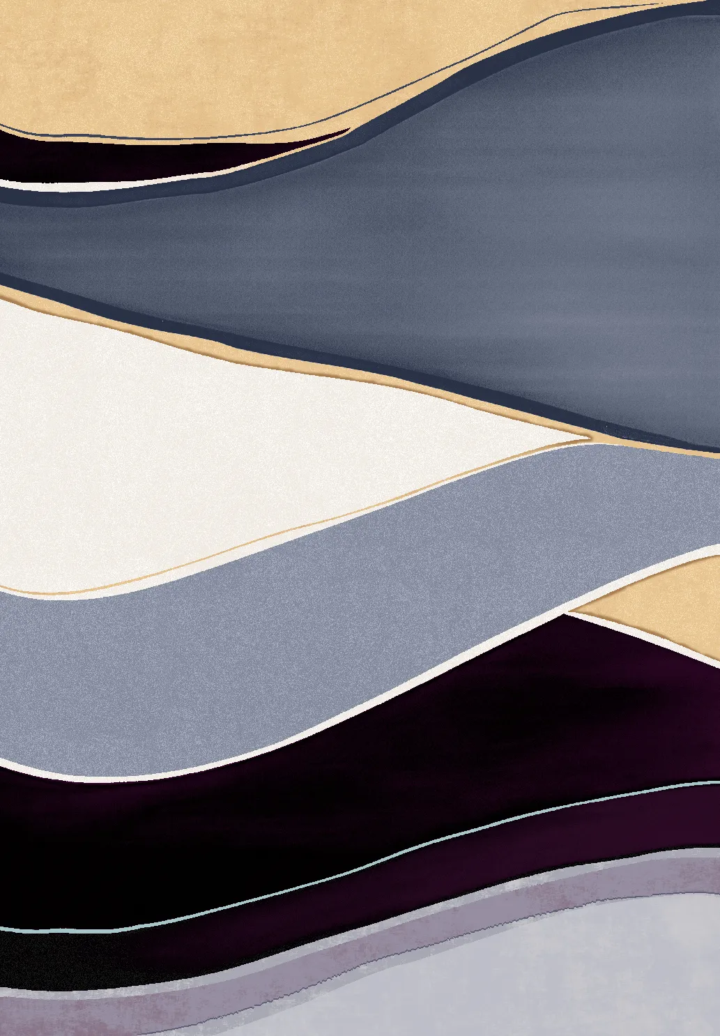 Wilton szőnyeg - Gaia (kék/multi)