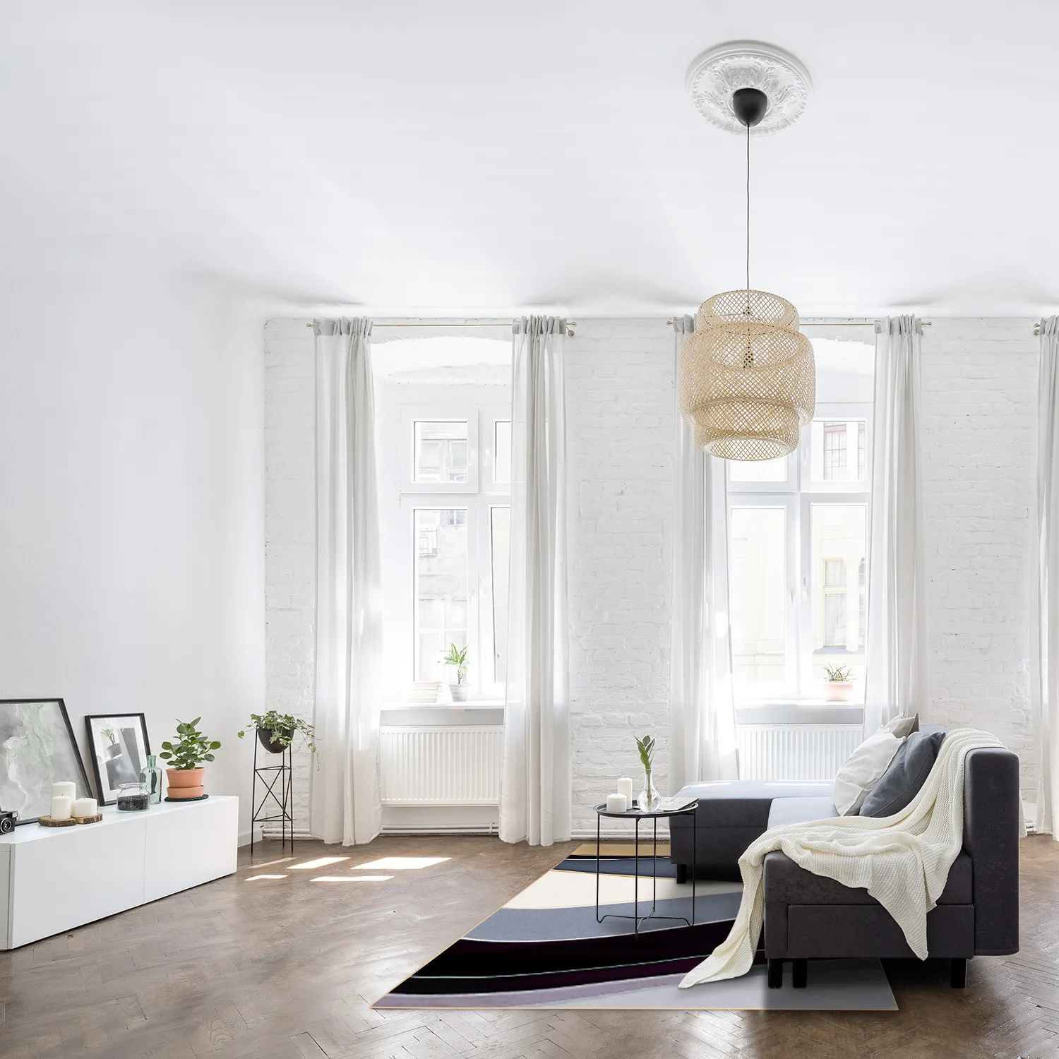 Wilton szőnyeg - Gaia (kék/multi)