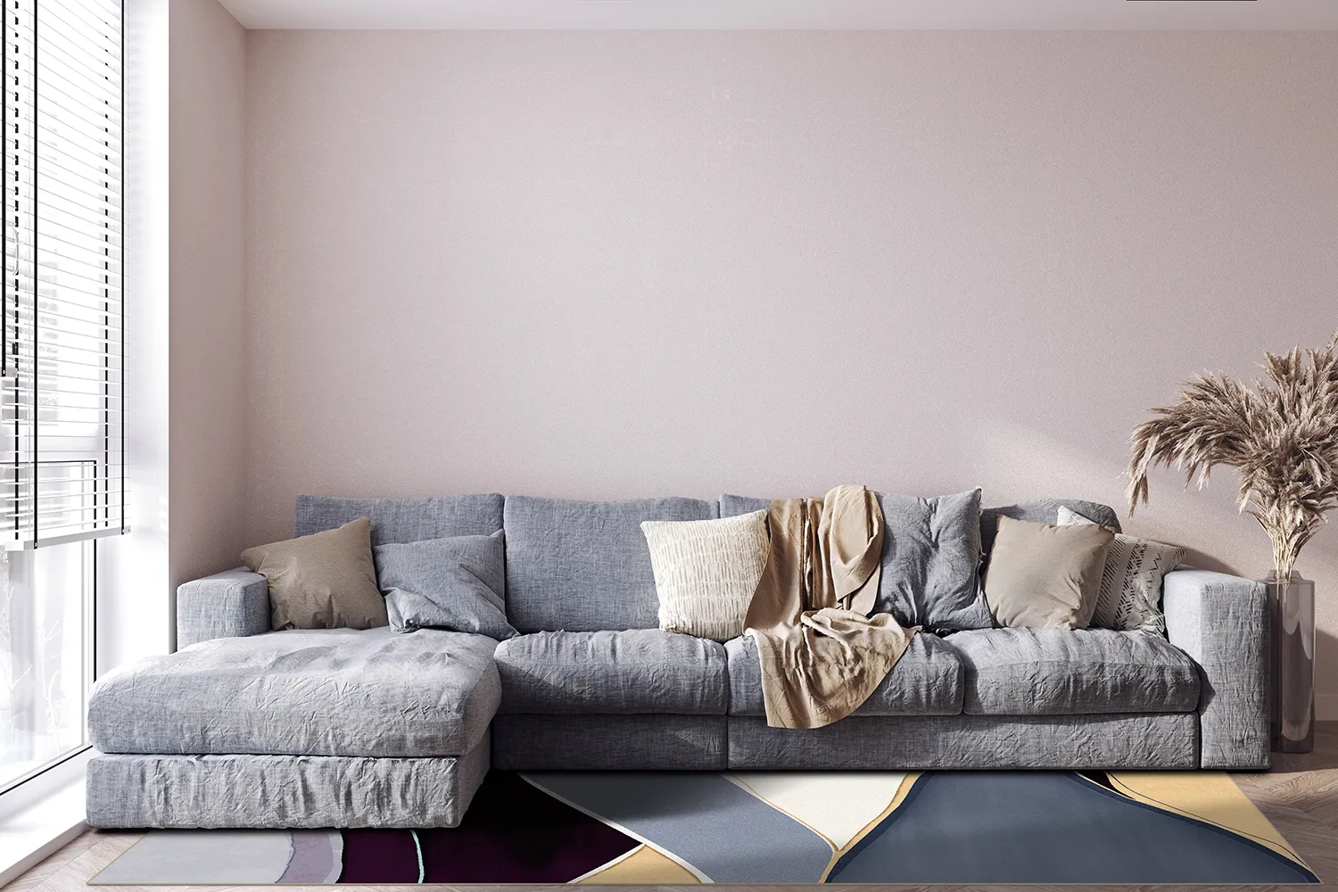 Wilton szőnyeg - Gaia (kék/multi)