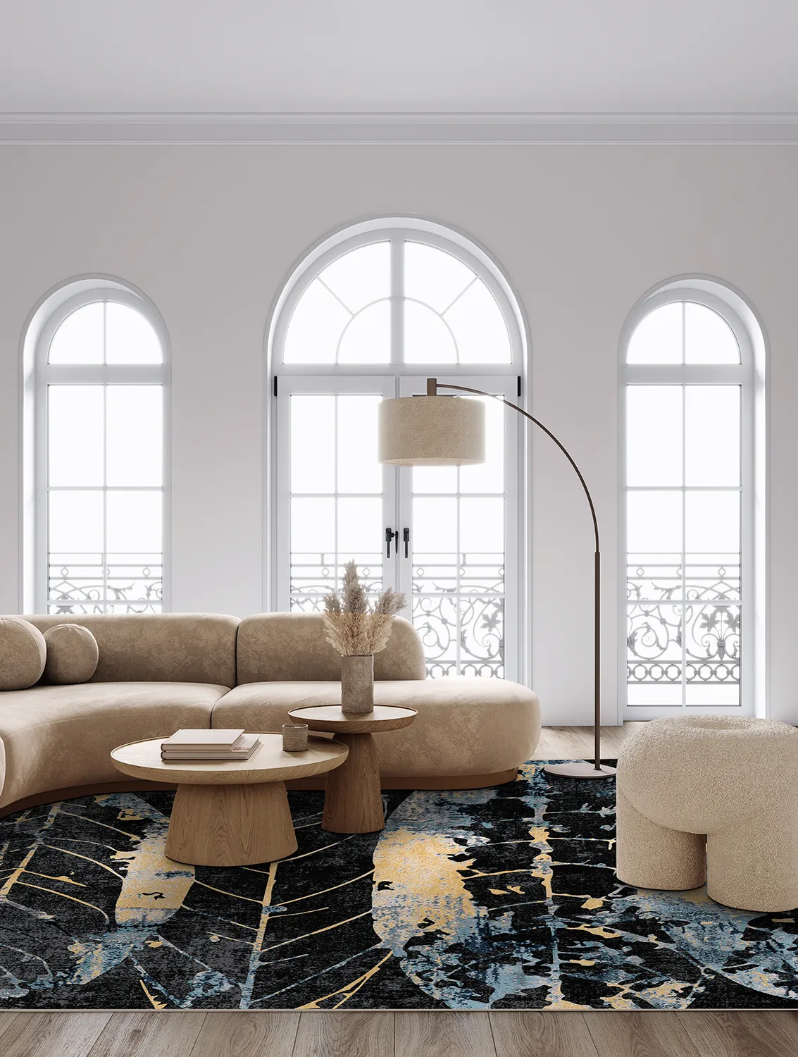 Wilton szőnyeg - Nyx (fekete/multi)