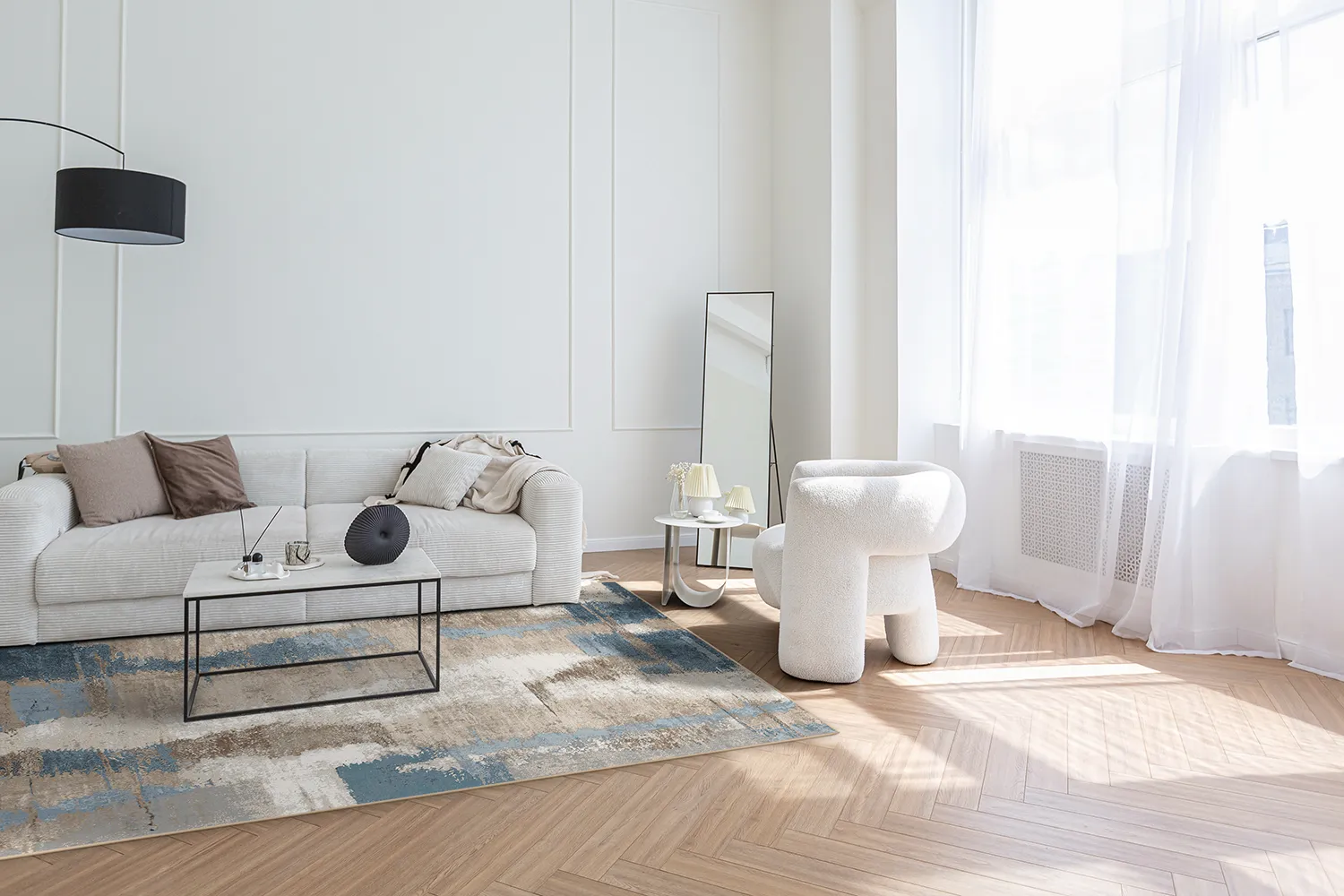 Wilton szőnyeg - Arwen (kék/multi)