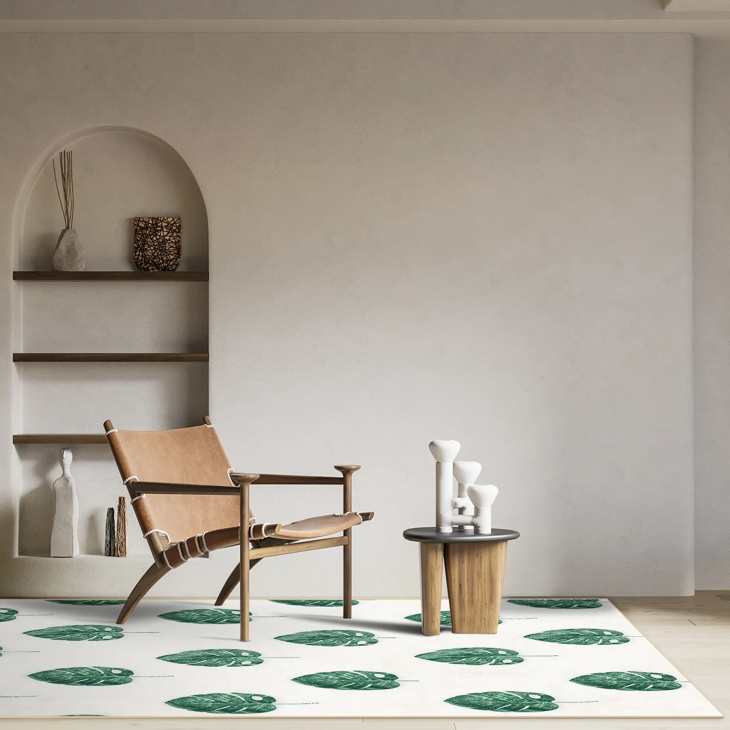 Wilton szőnyeg - Leni (fehér/zöld)