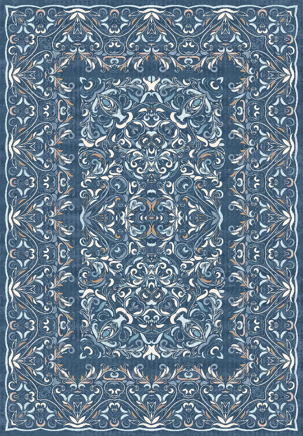 Wilton szőnyeg - Cordelia (kék)