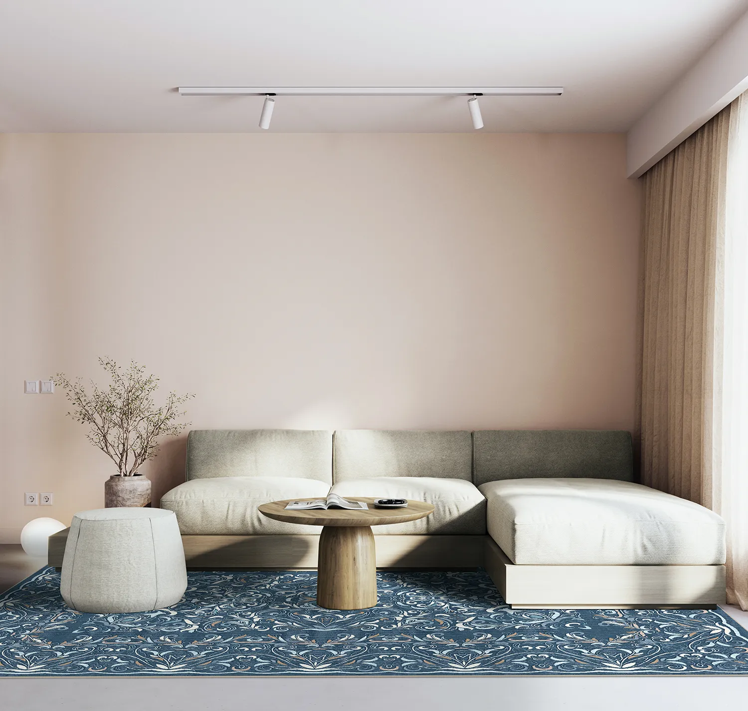 Wilton szőnyeg - Cordelia (kék)