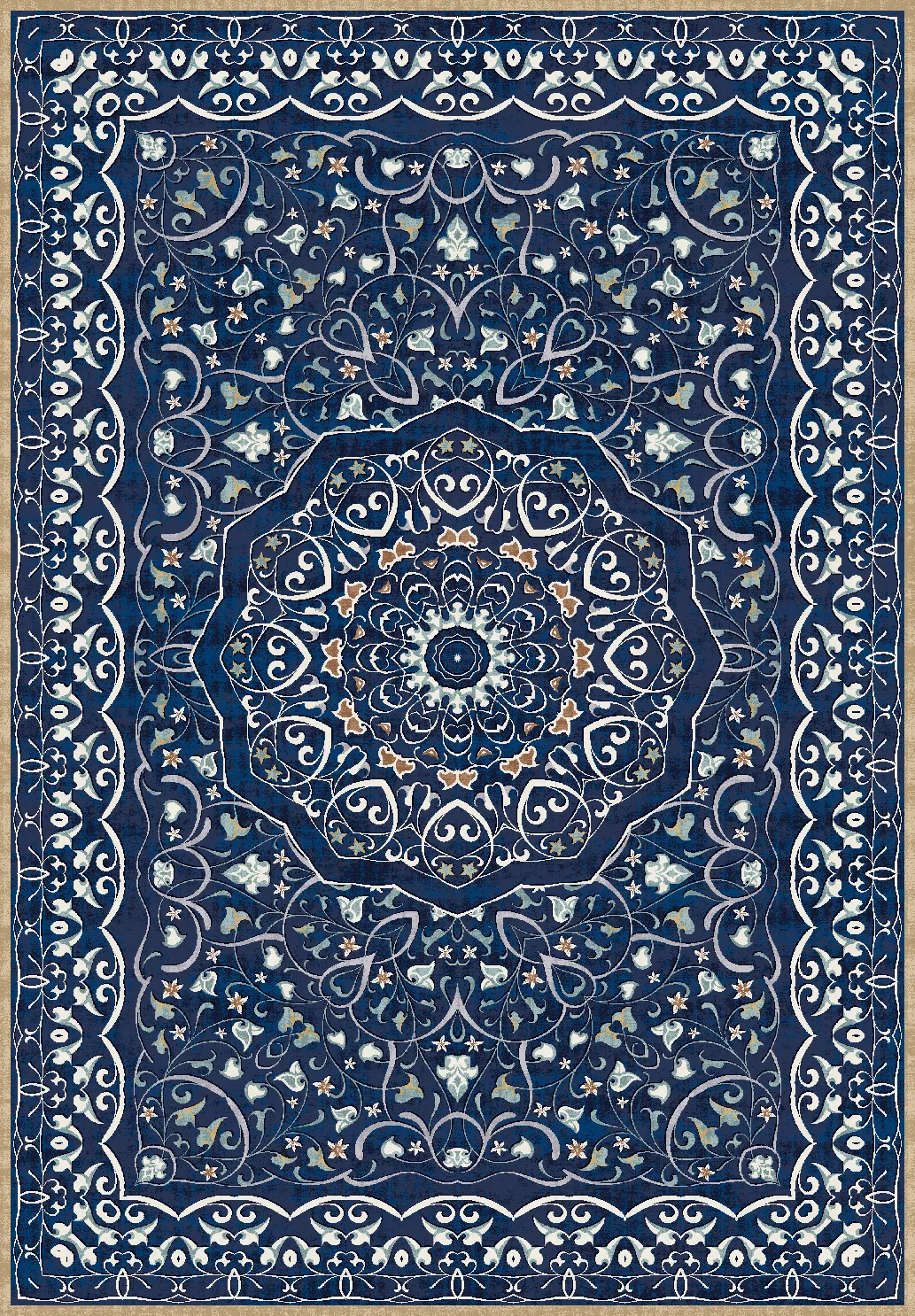 Wilton szőnyeg - Theodora (kék)