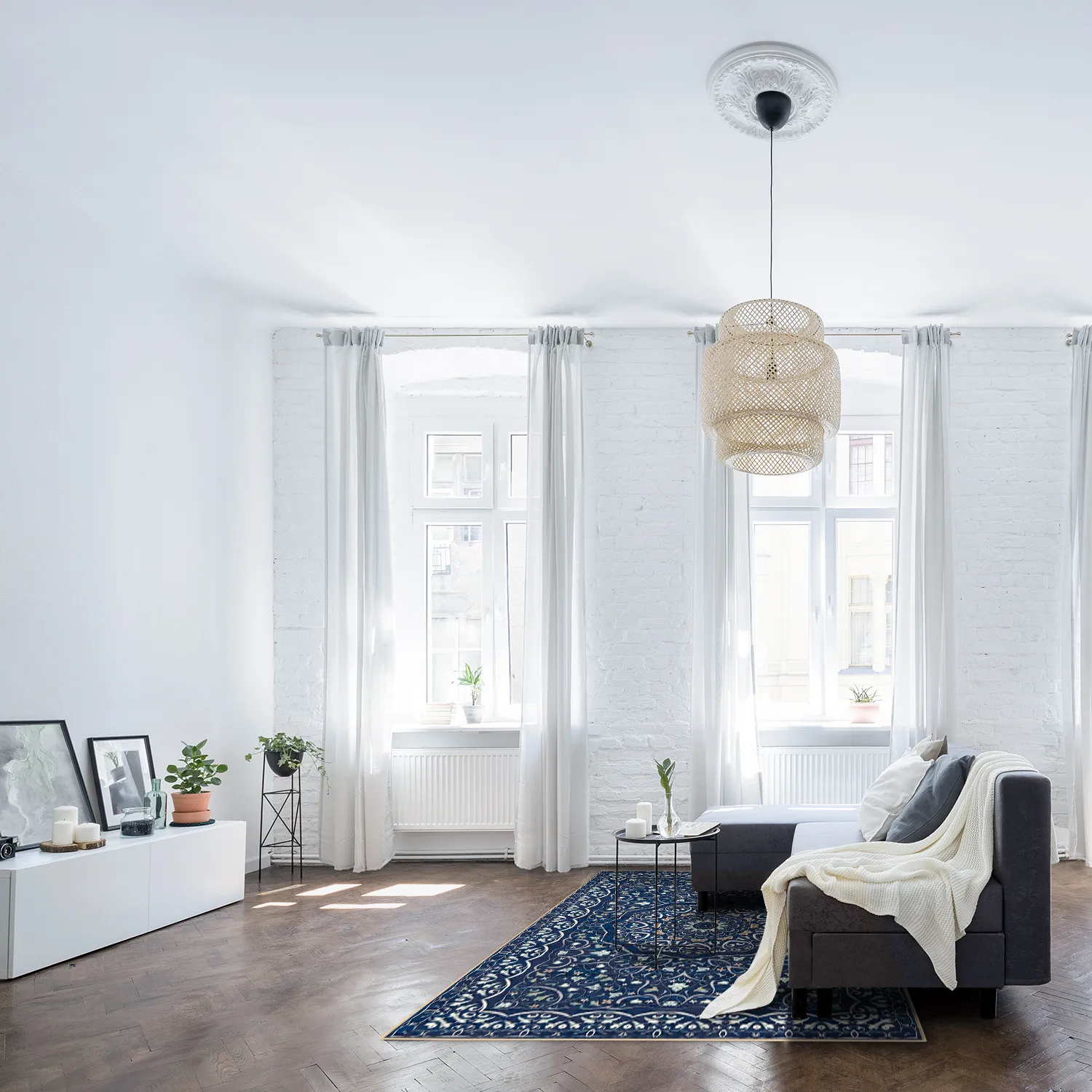 Wilton szőnyeg - Theodora (kék)